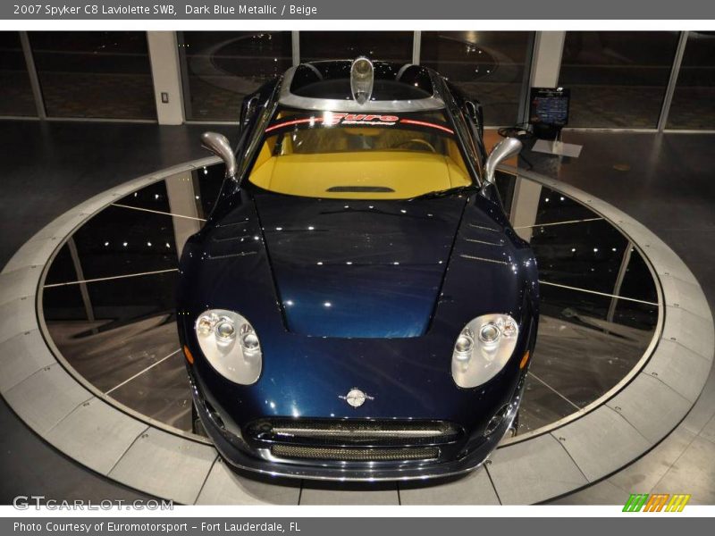 Dark Blue Metallic / Beige 2007 Spyker C8 Laviolette SWB