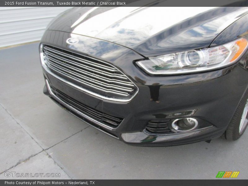 Tuxedo Black Metallic / Charcoal Black 2015 Ford Fusion Titanium