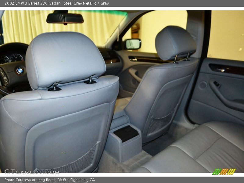 Steel Grey Metallic / Grey 2002 BMW 3 Series 330i Sedan