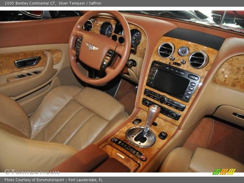 Silver Tempest / Saffron 2005 Bentley Continental GT