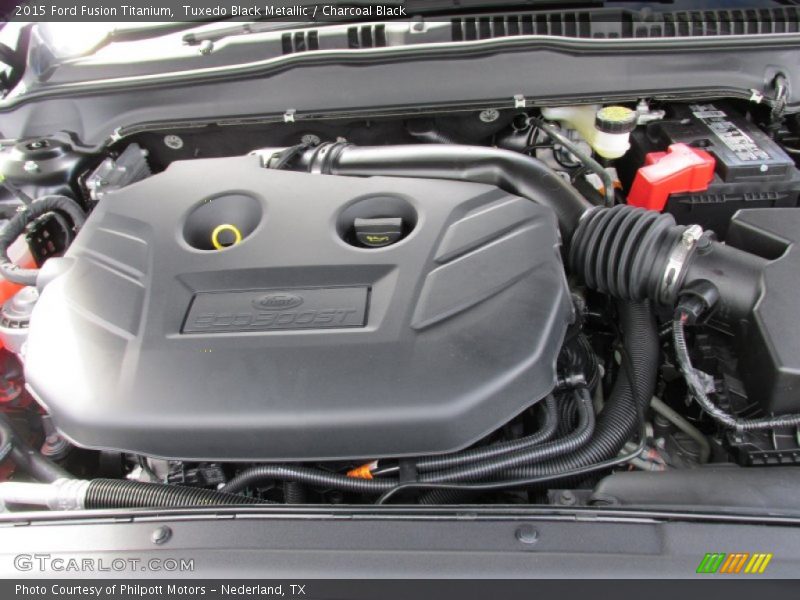 Tuxedo Black Metallic / Charcoal Black 2015 Ford Fusion Titanium