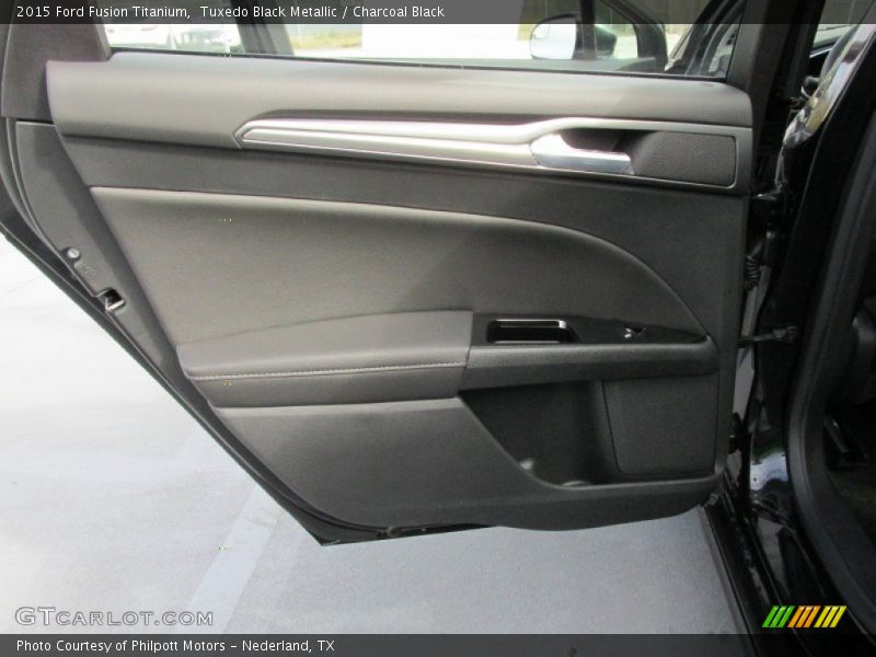 Tuxedo Black Metallic / Charcoal Black 2015 Ford Fusion Titanium