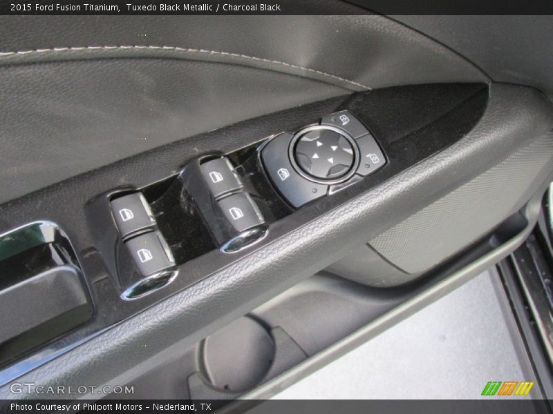 Tuxedo Black Metallic / Charcoal Black 2015 Ford Fusion Titanium