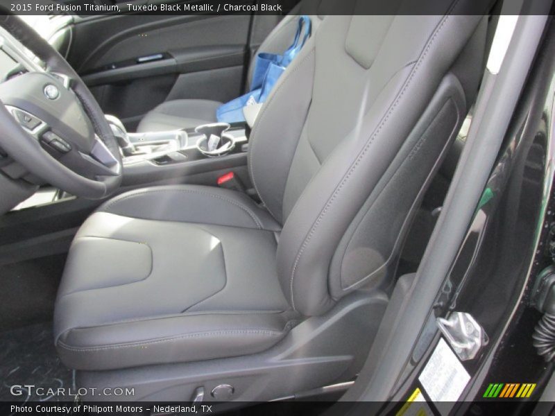 Tuxedo Black Metallic / Charcoal Black 2015 Ford Fusion Titanium
