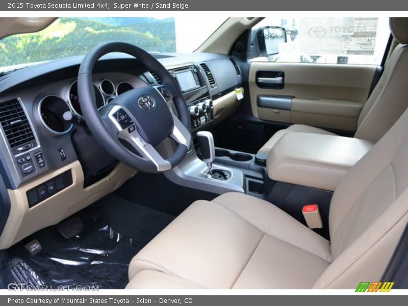 Sand Beige Interior - 2015 Sequoia Limited 4x4 