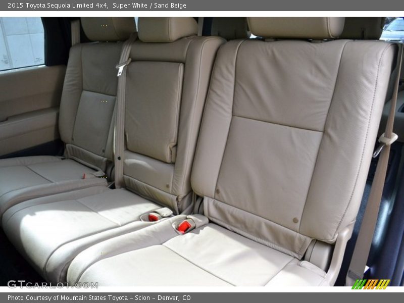 Rear Seat of 2015 Sequoia Limited 4x4