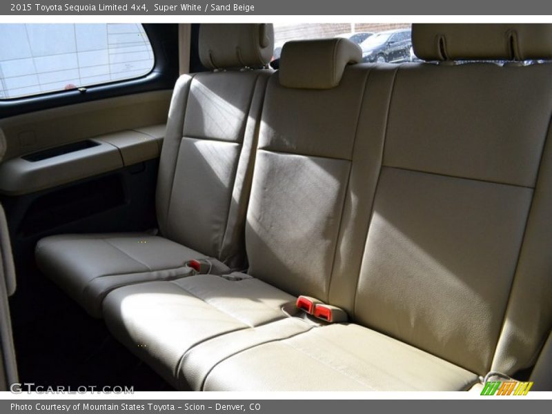 Super White / Sand Beige 2015 Toyota Sequoia Limited 4x4