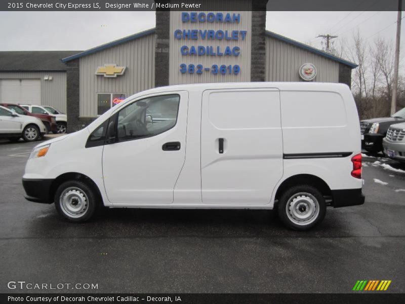 Designer White / Medium Pewter 2015 Chevrolet City Express LS