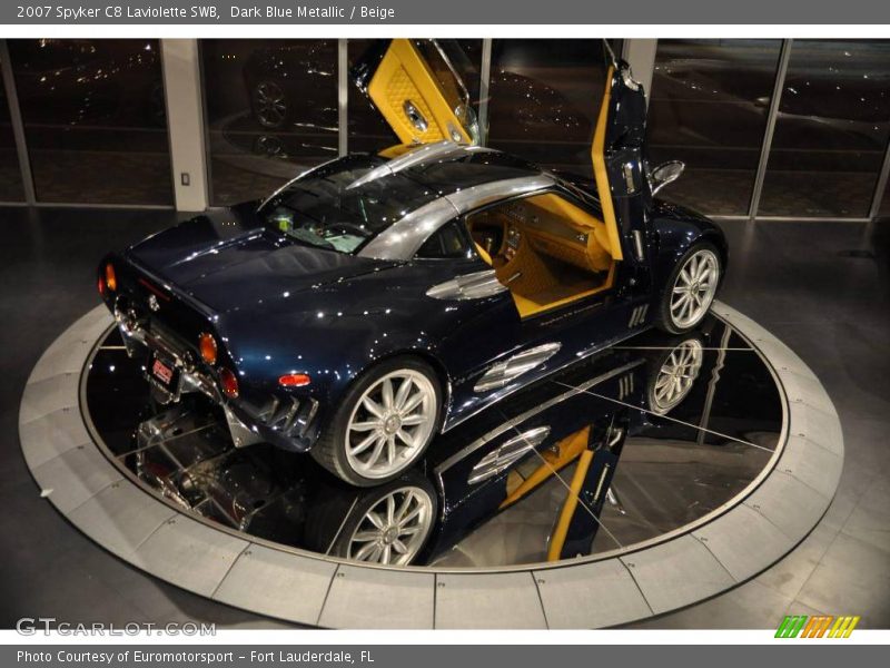 Dark Blue Metallic / Beige 2007 Spyker C8 Laviolette SWB