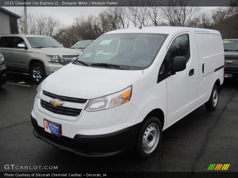 Designer White / Medium Pewter 2015 Chevrolet City Express LS