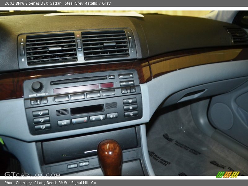 Steel Grey Metallic / Grey 2002 BMW 3 Series 330i Sedan