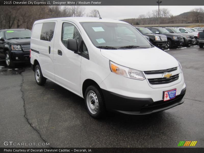 Designer White / Medium Pewter 2015 Chevrolet City Express LS