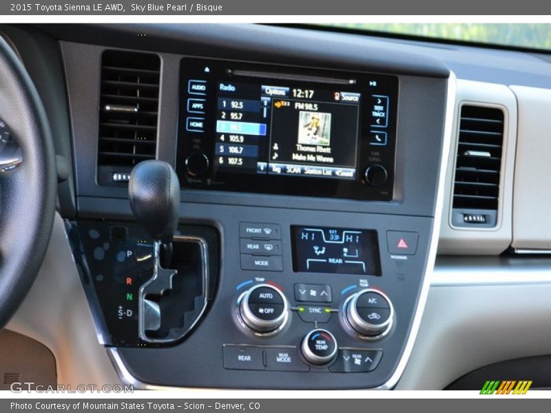 Sky Blue Pearl / Bisque 2015 Toyota Sienna LE AWD