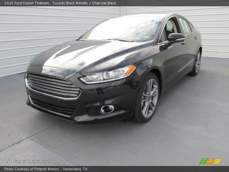 Tuxedo Black Metallic / Charcoal Black 2015 Ford Fusion Titanium