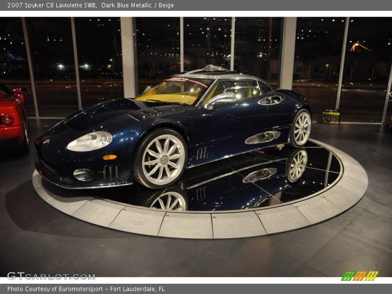 Dark Blue Metallic / Beige 2007 Spyker C8 Laviolette SWB