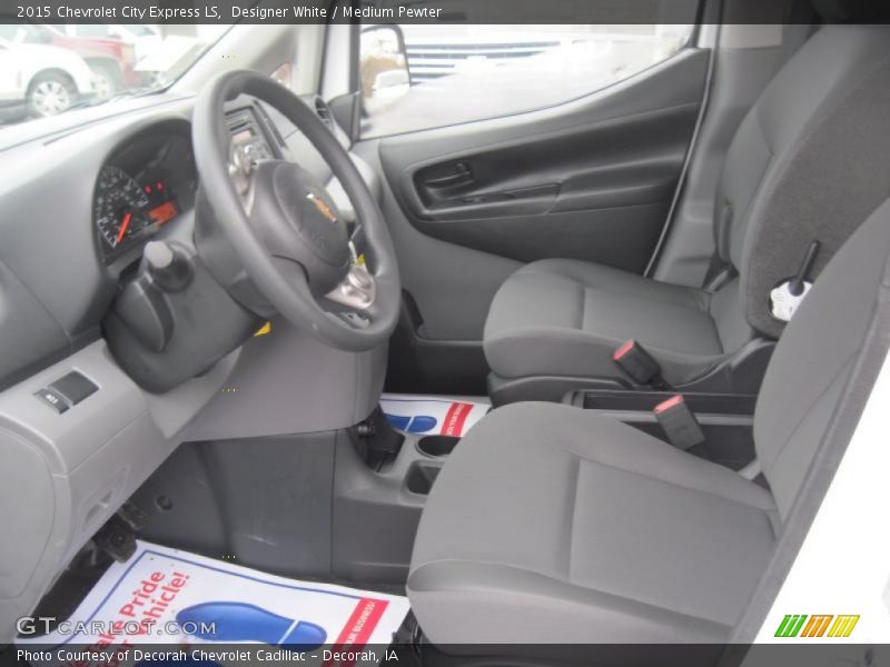 Designer White / Medium Pewter 2015 Chevrolet City Express LS