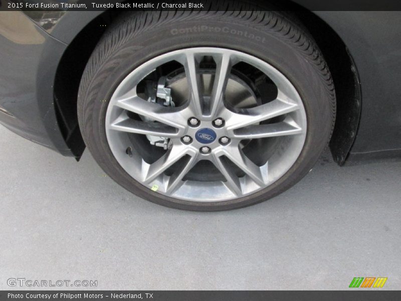 Tuxedo Black Metallic / Charcoal Black 2015 Ford Fusion Titanium
