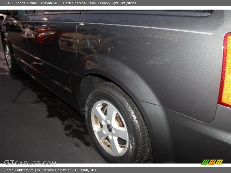 Dark Charcoal Pearl / Black/Light Graystone 2012 Dodge Grand Caravan SXT
