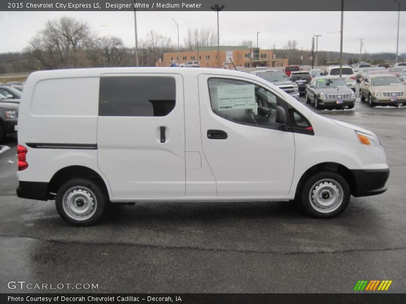 Designer White / Medium Pewter 2015 Chevrolet City Express LS