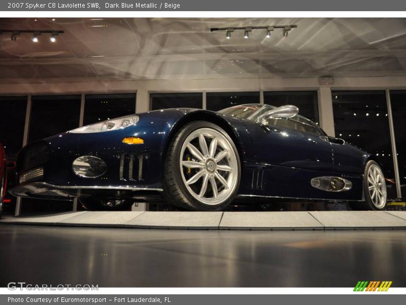 Dark Blue Metallic / Beige 2007 Spyker C8 Laviolette SWB