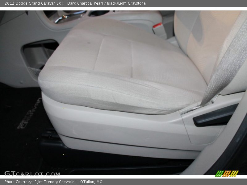 Dark Charcoal Pearl / Black/Light Graystone 2012 Dodge Grand Caravan SXT