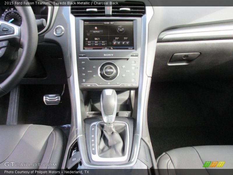 Tuxedo Black Metallic / Charcoal Black 2015 Ford Fusion Titanium