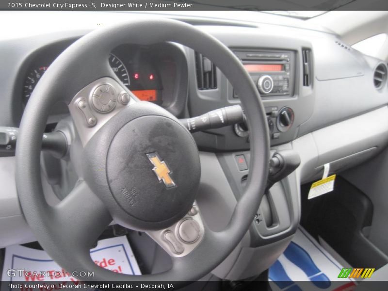 Designer White / Medium Pewter 2015 Chevrolet City Express LS