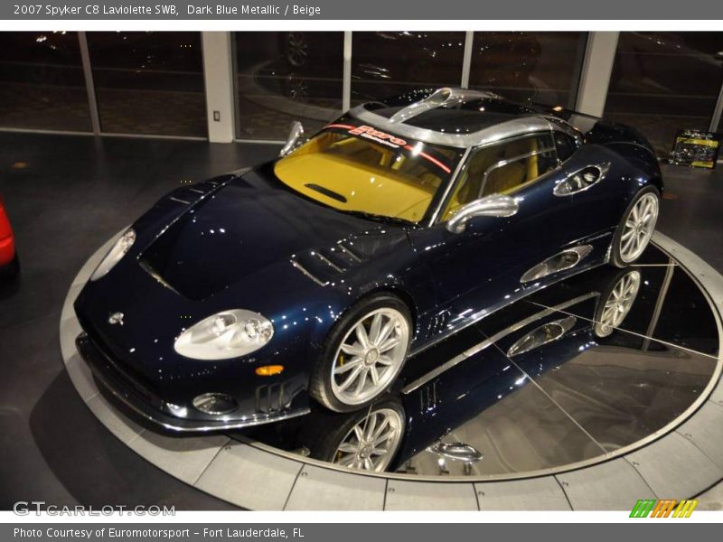 Dark Blue Metallic / Beige 2007 Spyker C8 Laviolette SWB