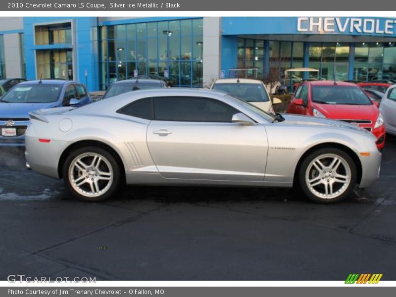 Silver Ice Metallic / Black 2010 Chevrolet Camaro LS Coupe
