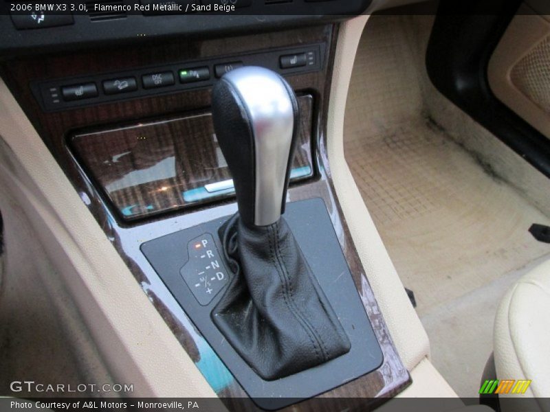 Flamenco Red Metallic / Sand Beige 2006 BMW X3 3.0i