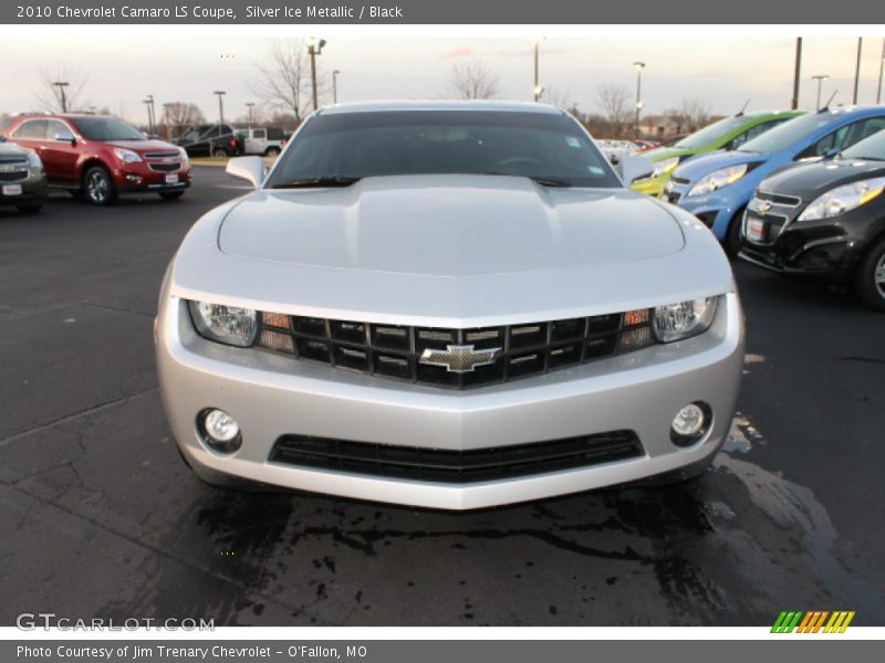 Silver Ice Metallic / Black 2010 Chevrolet Camaro LS Coupe