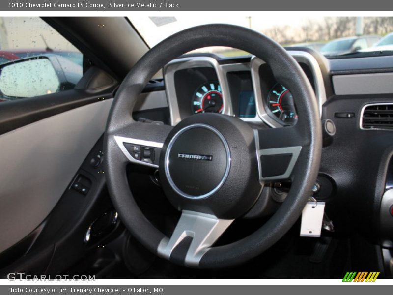 Silver Ice Metallic / Black 2010 Chevrolet Camaro LS Coupe