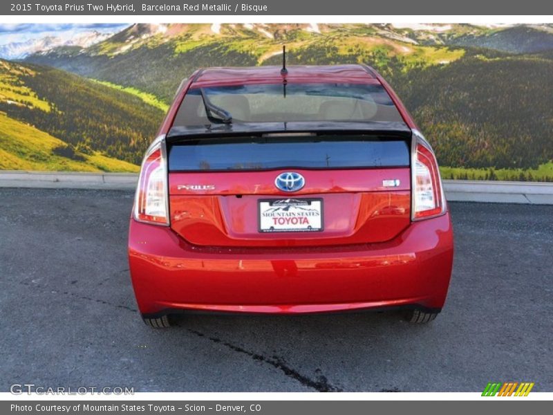 Barcelona Red Metallic / Bisque 2015 Toyota Prius Two Hybrid