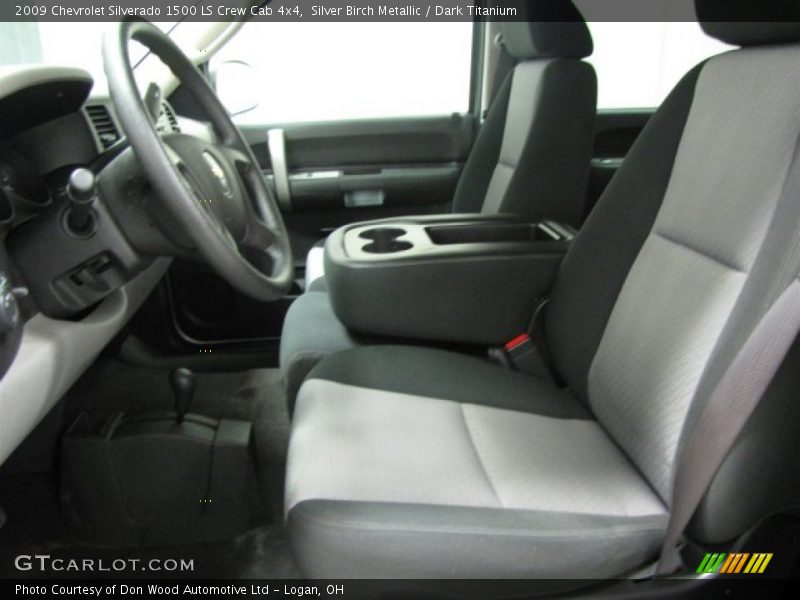 Silver Birch Metallic / Dark Titanium 2009 Chevrolet Silverado 1500 LS Crew Cab 4x4