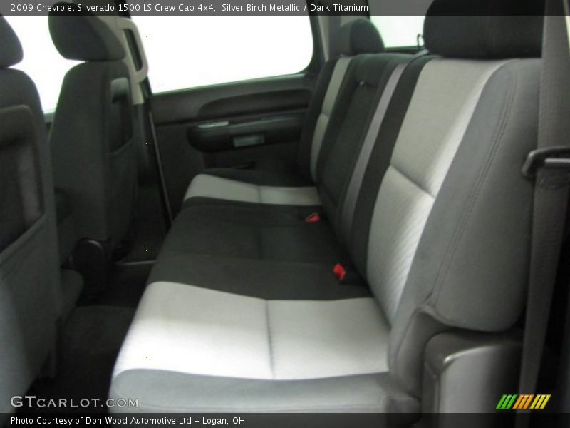 Silver Birch Metallic / Dark Titanium 2009 Chevrolet Silverado 1500 LS Crew Cab 4x4