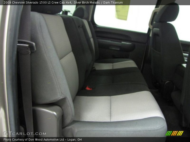 Silver Birch Metallic / Dark Titanium 2009 Chevrolet Silverado 1500 LS Crew Cab 4x4