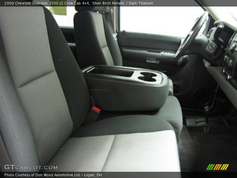Silver Birch Metallic / Dark Titanium 2009 Chevrolet Silverado 1500 LS Crew Cab 4x4