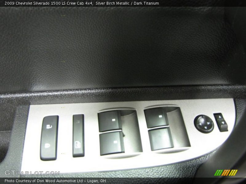 Silver Birch Metallic / Dark Titanium 2009 Chevrolet Silverado 1500 LS Crew Cab 4x4