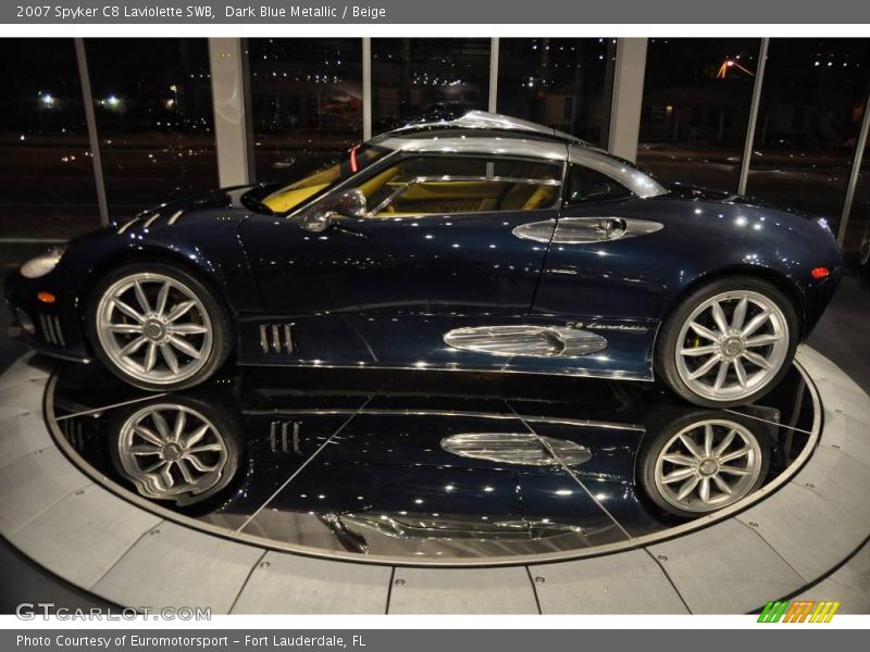 Dark Blue Metallic / Beige 2007 Spyker C8 Laviolette SWB