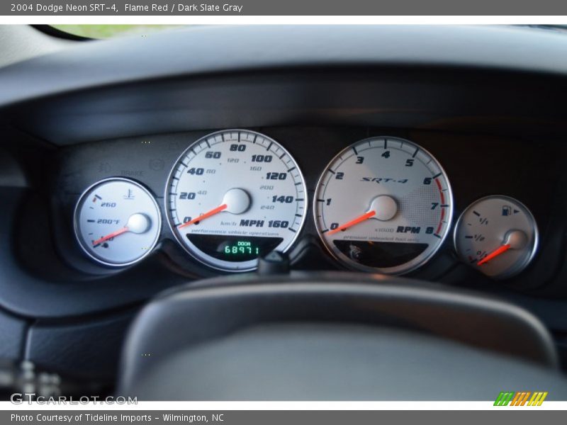 Flame Red / Dark Slate Gray 2004 Dodge Neon SRT-4