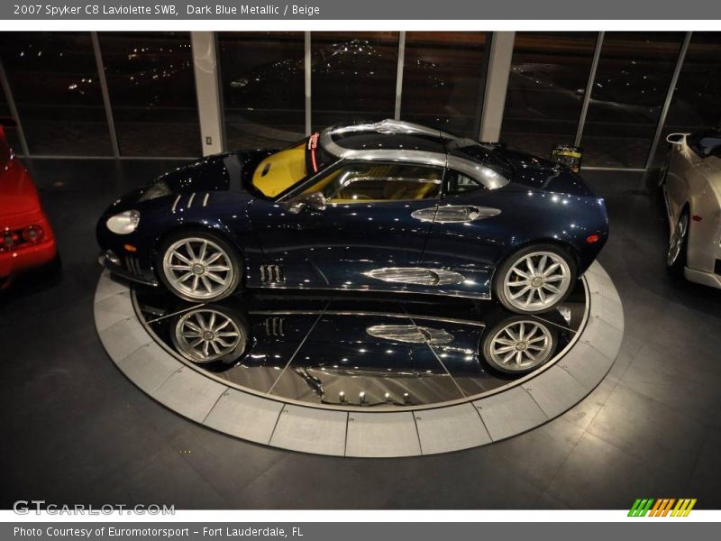 Dark Blue Metallic / Beige 2007 Spyker C8 Laviolette SWB