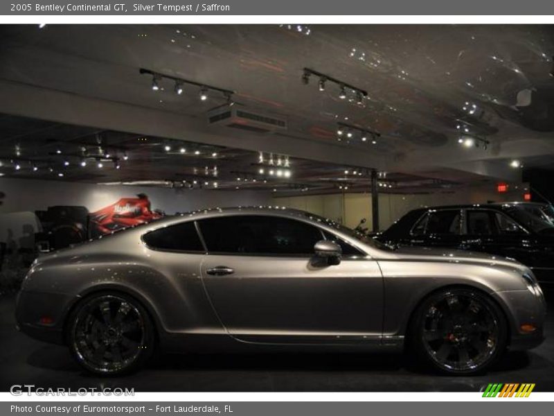 Silver Tempest / Saffron 2005 Bentley Continental GT