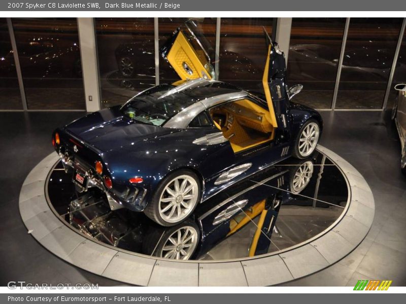 Dark Blue Metallic / Beige 2007 Spyker C8 Laviolette SWB