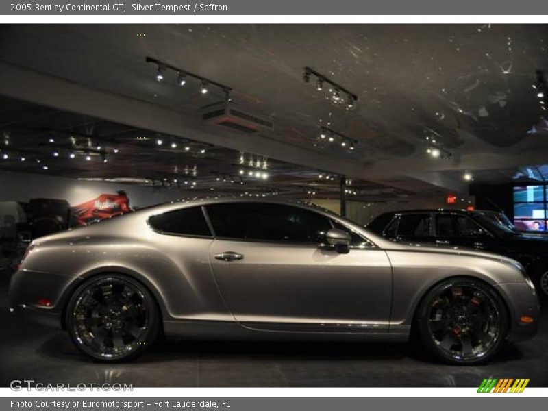Silver Tempest / Saffron 2005 Bentley Continental GT