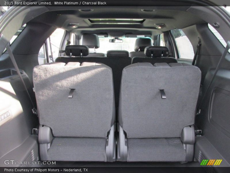 White Platinum / Charcoal Black 2015 Ford Explorer Limited