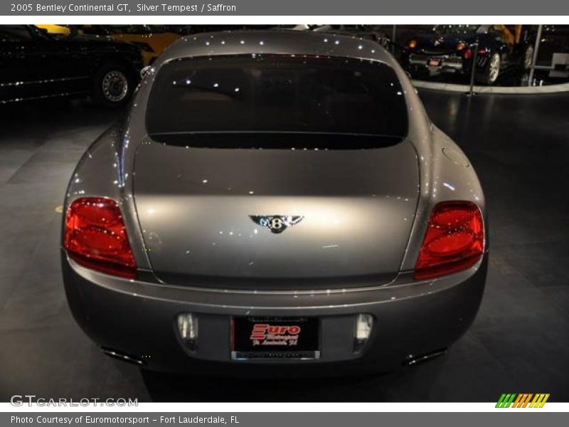 Silver Tempest / Saffron 2005 Bentley Continental GT