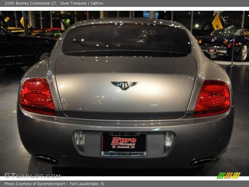 Silver Tempest / Saffron 2005 Bentley Continental GT