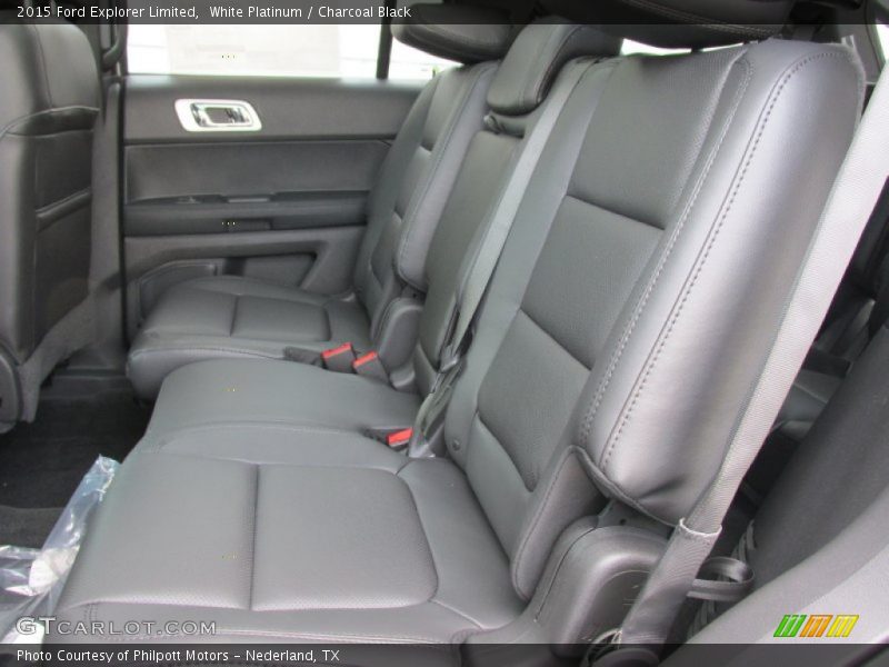 White Platinum / Charcoal Black 2015 Ford Explorer Limited