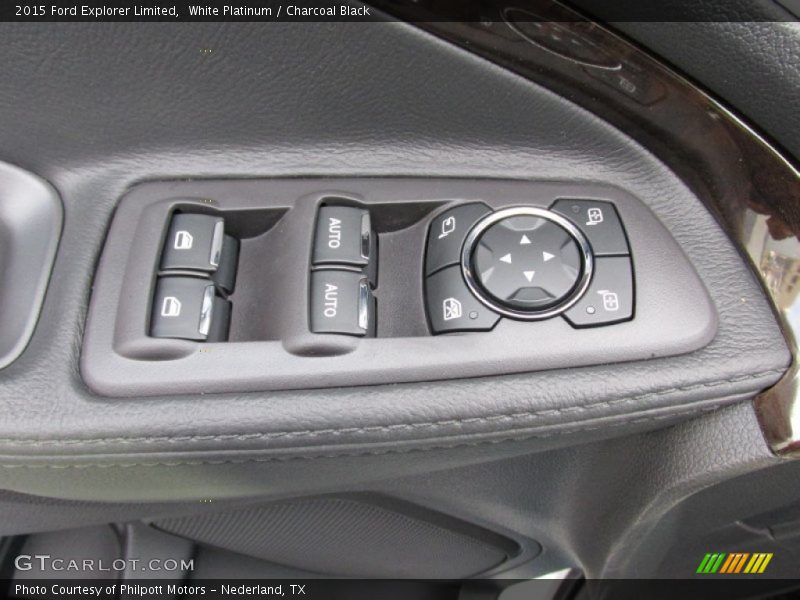 White Platinum / Charcoal Black 2015 Ford Explorer Limited