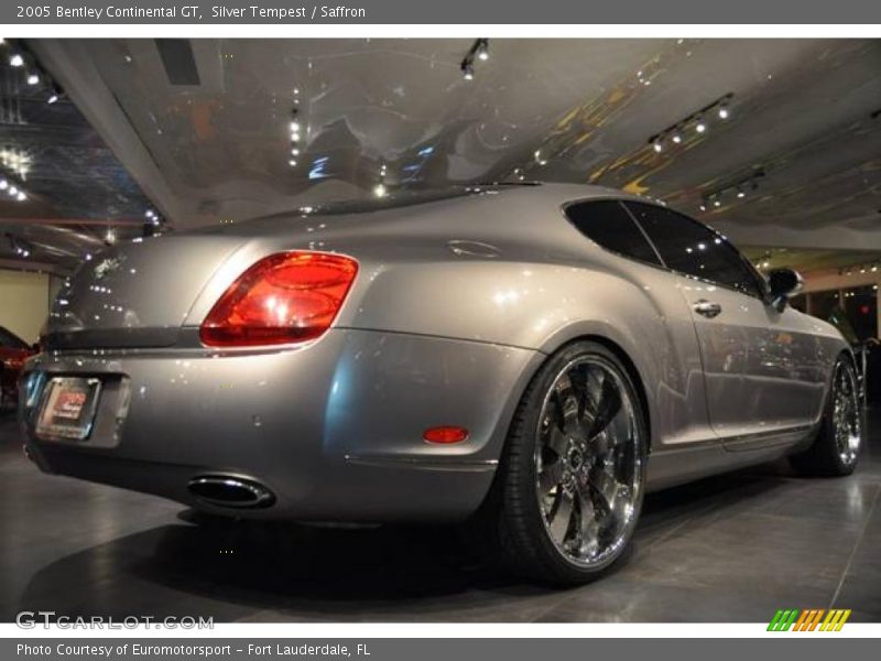Silver Tempest / Saffron 2005 Bentley Continental GT